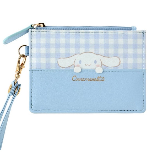 BNWT Japan Sanrio Cinnamoroll Zippered Coin and Card Holder Wristlet - Picture 2 of 7